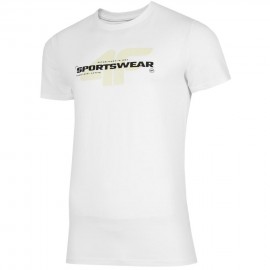 T-shirt men 4F white H4Z22...