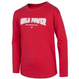 T-shirt for girls 4F red...